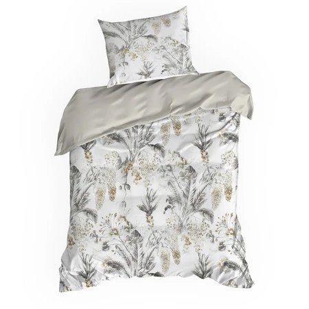 Komplet Pościeli Satynowej Spring 49 140 x 200 cm, Biały