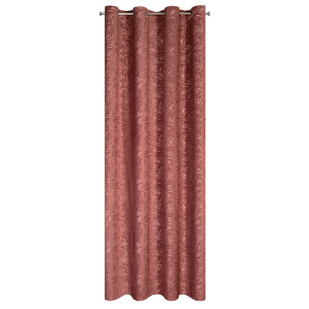 ZASŁONA GOTOWA OCTAVIA 140 X 250 CM CIEMNORÓŻOWY