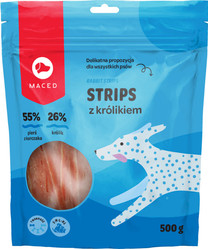 MACED Strips Paski z Królikiem 500g