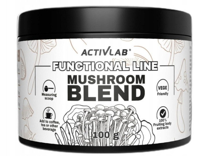 ACTIVLAB MUSHROOMS BLEND na wsparcie odporności 100g - Nabea.pl
