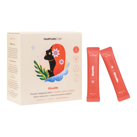 Health Labs Care GlowMe na wsparcie skóry 30 saszetek smak mango-marakuja (bez dodatku cukrów)