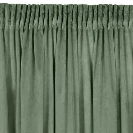 ZASŁONA GOTOWA MELANIE NA TAŚMIE 140 X 270 CM CIEMNOMIĘTOWY