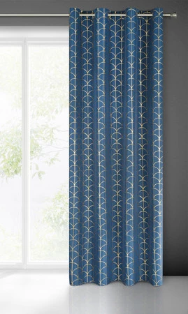 ZASŁONA GOTOWA CANDE 140 X 250 CM GRANATOWY