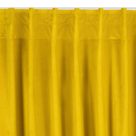 ZASŁONA GOTOWA MADLEN NA TAŚMIE 140 X 300 CM MUSZTARDOWY