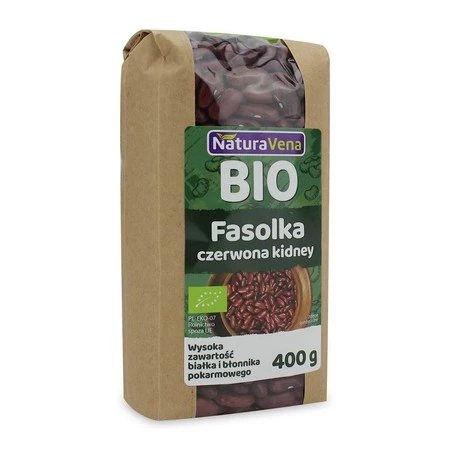NATURAVENA FASOLKA CZERWONA KIDNEY BIO 400 g