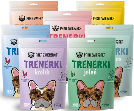 PAKA ZWIERZAKA Trenerki Królik 120g