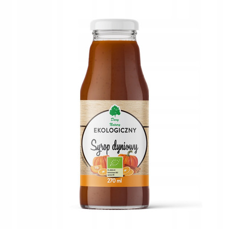 Dary Natury Syrop dyniowy 270 ml EKO KRÓTKA DATA 2026-10-31