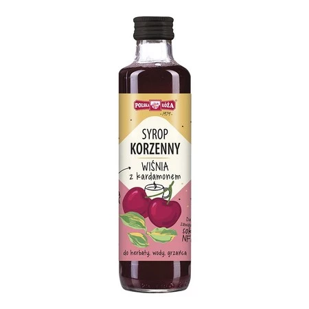 Syrop korzenny wiśniowy z kardamonem 250 ml