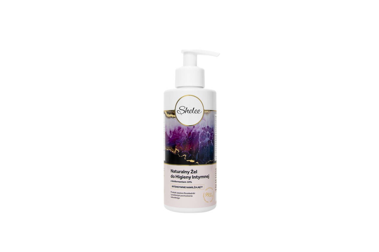 Shelee - Naturalny Żel do higieny intymnej z biofermentem intensywnie nawilżający 250ml - Nabea.pl