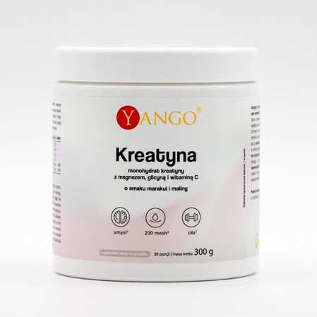Yango Kreatyna monohydrat 300 g smak mango - marakuja