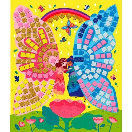 Janod Zestaw kreatywny Mozaika Wróżki 5+