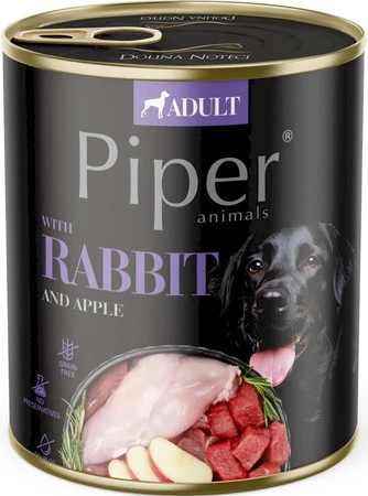 Dolina Noteci PIPER Animals Pies Królik 800g