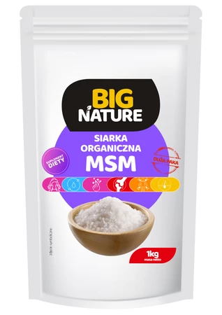 MSM Siarka Organiczna 1kg SUPLEMENT DIETY