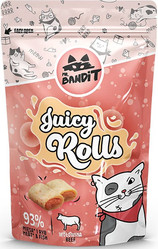 MR.BANDIT Juicy Rolls Krokieciki z Wołowiną dla kota 40g