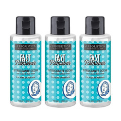 Zestaw: 3x L'Erboristica - Fast Remover Żel do demakijażu oczu 100ml