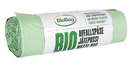 WORKI NA ODPADY BIO I ZMIESZANE 35 L 20 szt. (KOMPOSTOWALNE I BIODEGRADOWALNE)  - BIOBAG