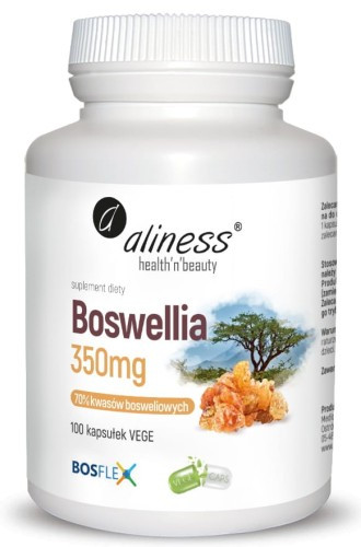 Aliness Boswellia 350 mg (70%/10%) x 100 Vege caps - Nabea.pl