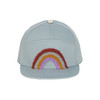 Lassig Czapka z daszkiem dziecięca Little Gang Rainbow light blue 1-2 lata