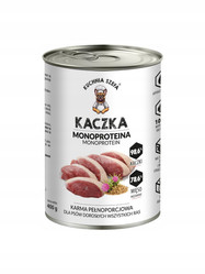 Kuchnia Szefa Kaczka - karma mokra dla psa - 400g