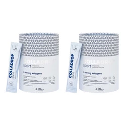 Zestaw 2x Colladrop® Sport, kolagen morski 5000 mg - 30 saszetek