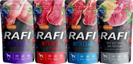 Dolina Noteci Rafi z Królikiem Pasztet bez zbóż 500g