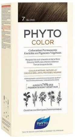 Phyto - Farba do włosów. 7 Blond - 1 szt