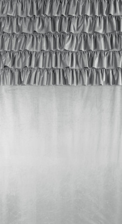 ZASŁONA GOTOWA AURA NA TAŚMIE 140 X 270 CM SREBRNY