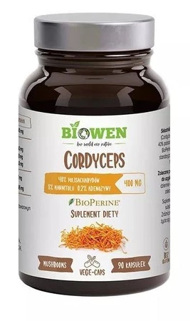 Biowen Cordyceps 400 mg - 90 kaps.