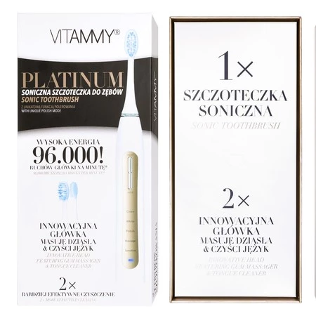 VITAMMY Platinum Szczoteczka soniczna z pięcioma trybami pracy