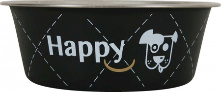 ZOLUX Miska Inox Happy Czarna 0,8 l