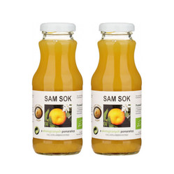 Zestaw: 2x VIANDS SAM SOK Z POMARAŃCZY NFC BIO 250 ml
