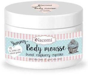 Nacomi - Odżywczy mus do ciała. Malinowa babeczka -180 ml