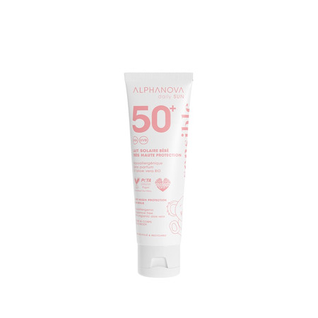 Alphanova Daily Sun, BEBE, mleczko do opalania SPF50+, wrażliwa skóra, 50 ml