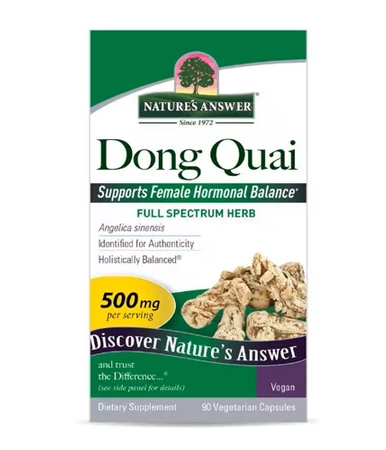 NATURE'S ANSWER Dong Quai - Dzięgiel chiński (90 kaps.)