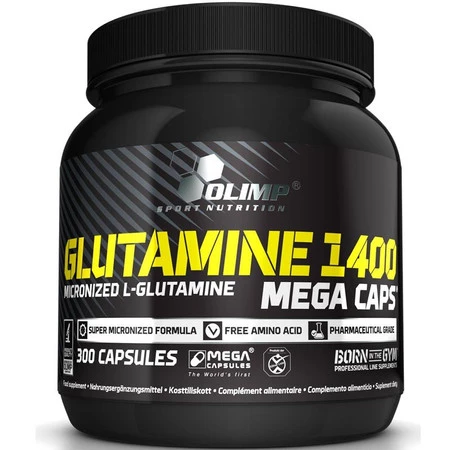 Olimp Glutamine 1400 Mega Caps L-Glutamina 300 kaps.