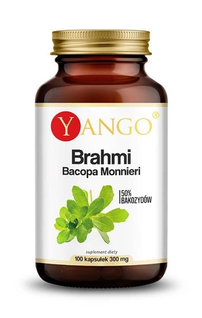 Brahmi - ekstrakt 50% bakozydów (100 kaps.)