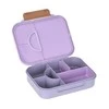 Lassig Lunchbox Bento z przegródkami Little Gang Heart lilac