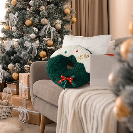 Poduszka świąteczna donut rozm.: 40 x 6 x40 cm