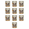 Zestaw 10x DOG'S LOVE Pute -indyk z jabłkami, cukinią i olejem z orzechów włoskich (800g)