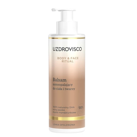 Uzdrovisco,Body & Face Ritual, Balsam samoopalający do ciała i twarzy, 200 ml
