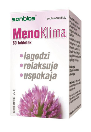 Sanbios Menoklima na wsparcie objawów menopauzy 60 tabl.