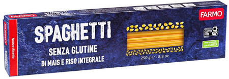 Farmo Makaron spaghetti kukurydziano-ryżowy BEZGL. 250 g