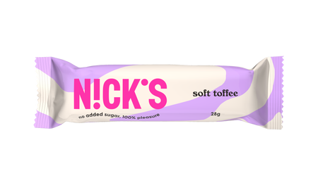 N!CK'S Nicks Soft Toffe Baton z nadzieniem karmelowym bez cukru 28g