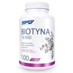 SFD Biotyna 10 000 na wsparcie skóry, włosów i paznokcie 100 tabl.