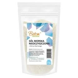 SÓL MORSKA NIEOCZYSZCZONA (KĄPIELOWA) 1 kg - BATOM