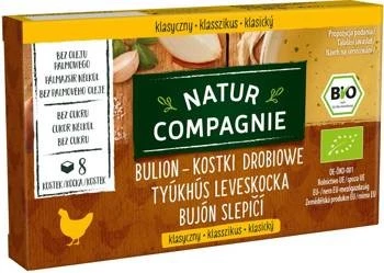BULION - KOSTKI DROBIOWE BEZ DODATKU CUKRÓW BIO 88 g - NATUR COMPAGNIE