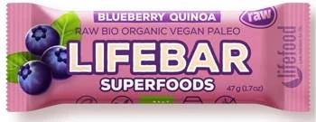 BATON DAKTYLOWY Z JAGODAMI RAW BEZ DODATKU CUKRÓW BEZGLUTENOWY BIO 47 g - LIFEFOOD