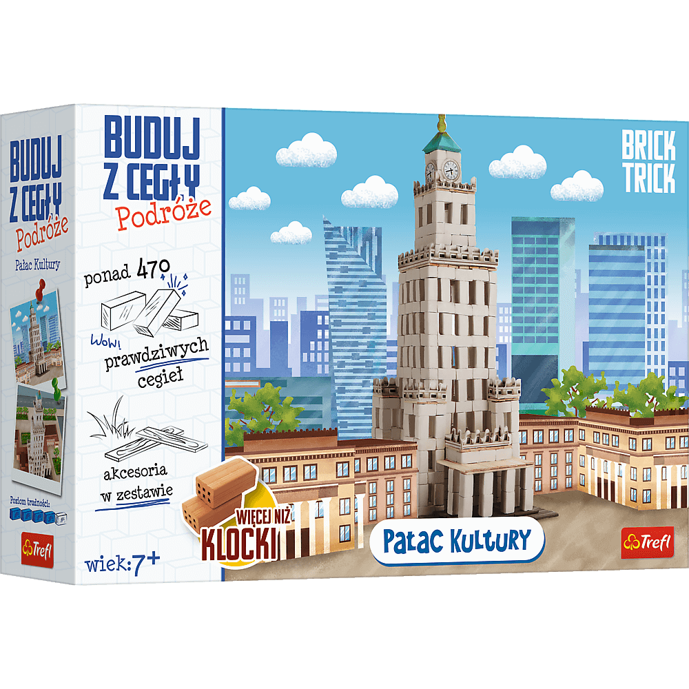 Brick Trick Buduj z cegły Podróże Pałac Kultury XL 61383 Sklep Nabea.pl