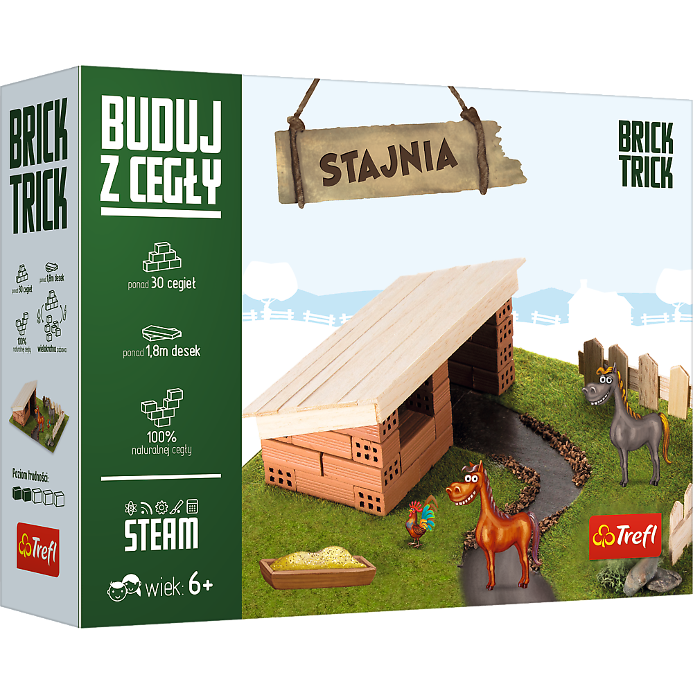 Brick Trick Buduj z cegły Stajnia S 60866 Sklep Nabea.pl