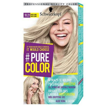 #Pure Color farba do włosów w żelu trwale koloryzująca 10.21 Baby Blond